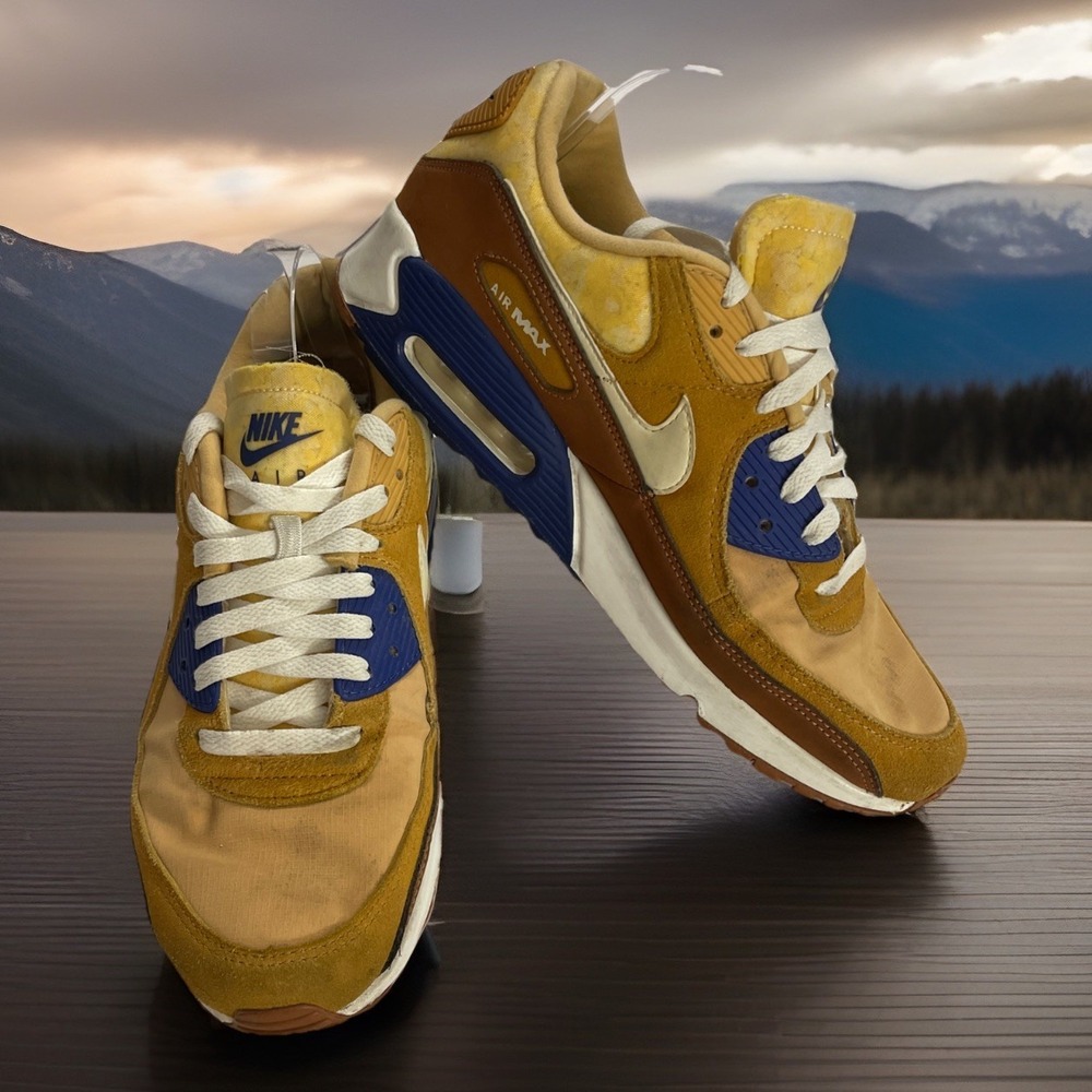 Nike Air Max 90 SE Air Content Pack Men's Sz 10.5 Pre Owned CT1688-700 NO INSOLE